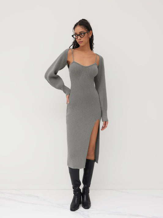 ZYPHIRE™ 2 Piece Set Sweater Dress